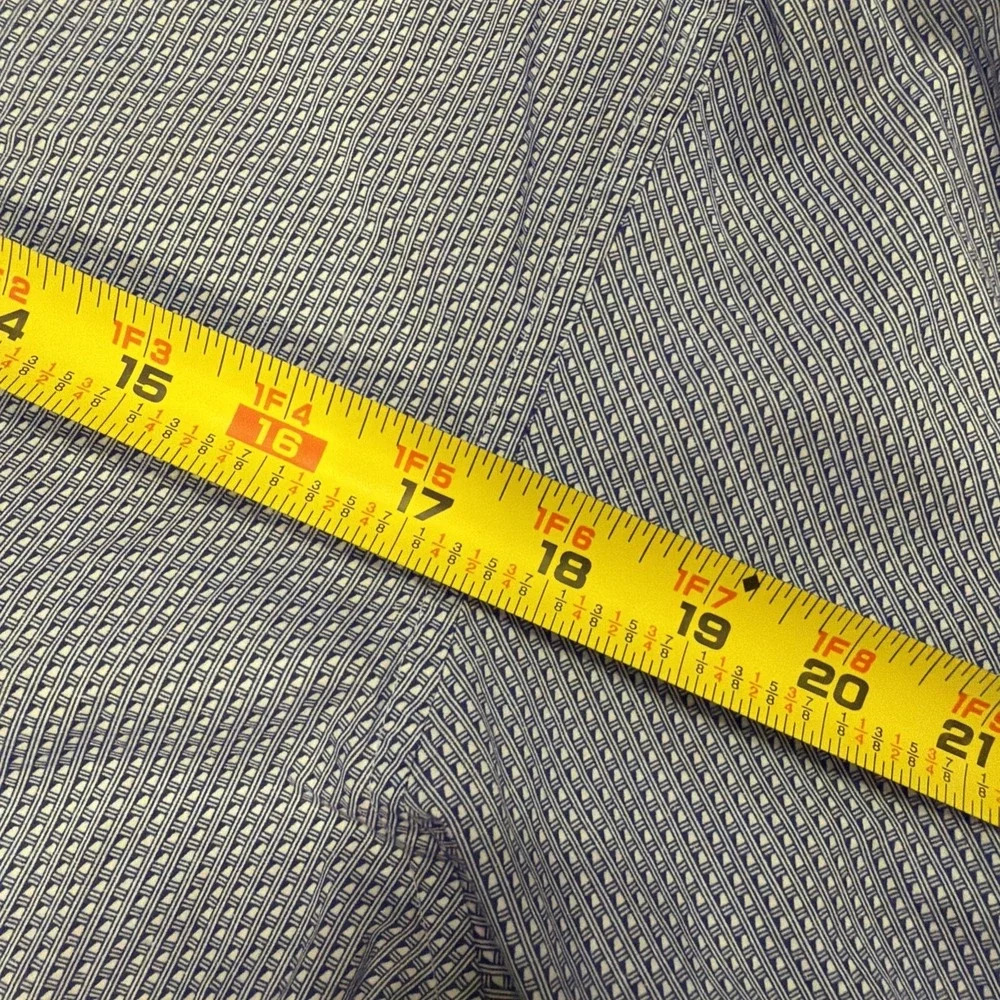Banana Republic Blue Dress Shirt Mens Large L Slim Fit Button Up